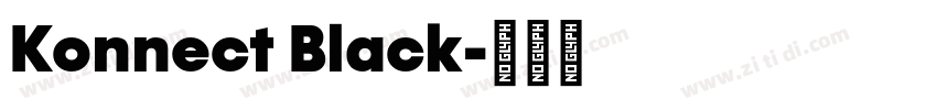 Konnect Black字体转换
